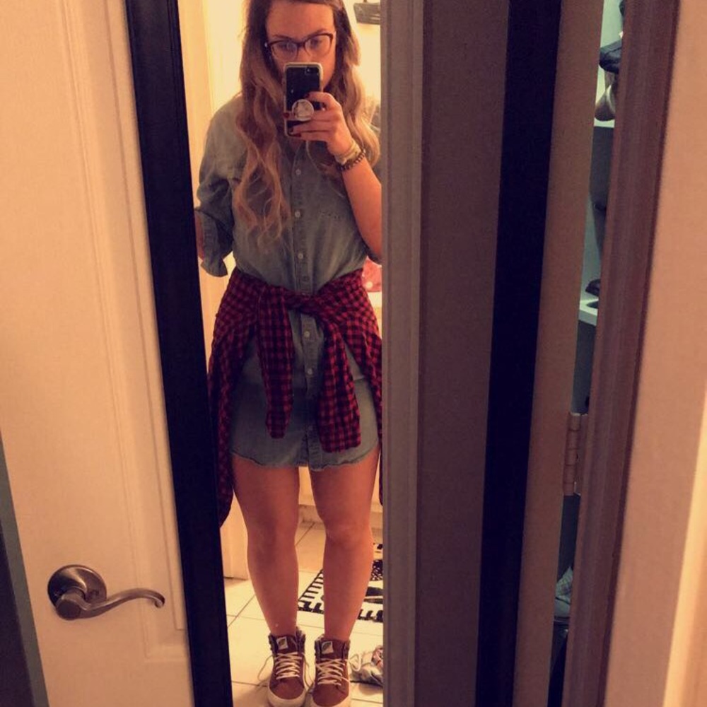Denim dress